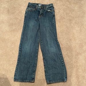 Boys Old Navy size 14 slim regular style denim jeans adjustable waist